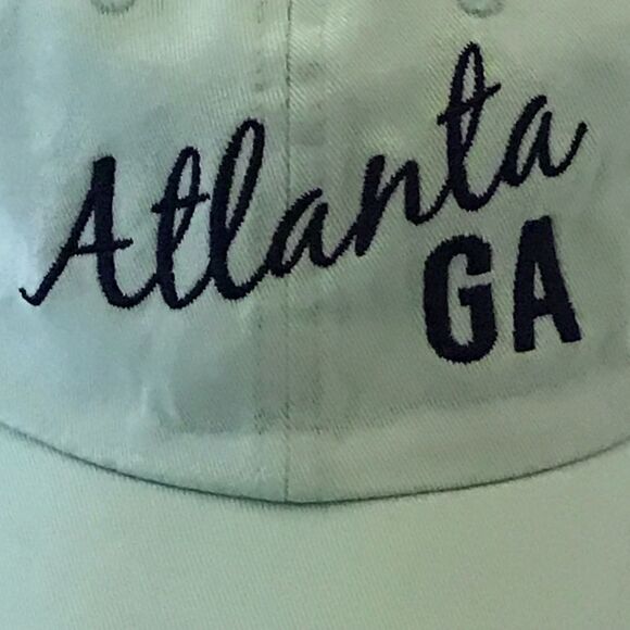 Atlanta Georgia Mint Baseball Hat - Picture 13 of 13